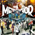 Ảnh bìa game Metaphor ReFantazio với nhân vật chính và biểu tượng vương miện