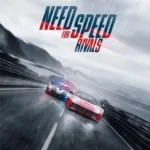 Ảnh bìa game Need for Speed Rivals với siêu xe và cảnh sát đuổi bắt trên đường cao tốc.