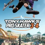 Ảnh bìa game Tony Hawk's Pro Skater 3 + 4 với hình ảnh người trượt ván đang biểu diễn.