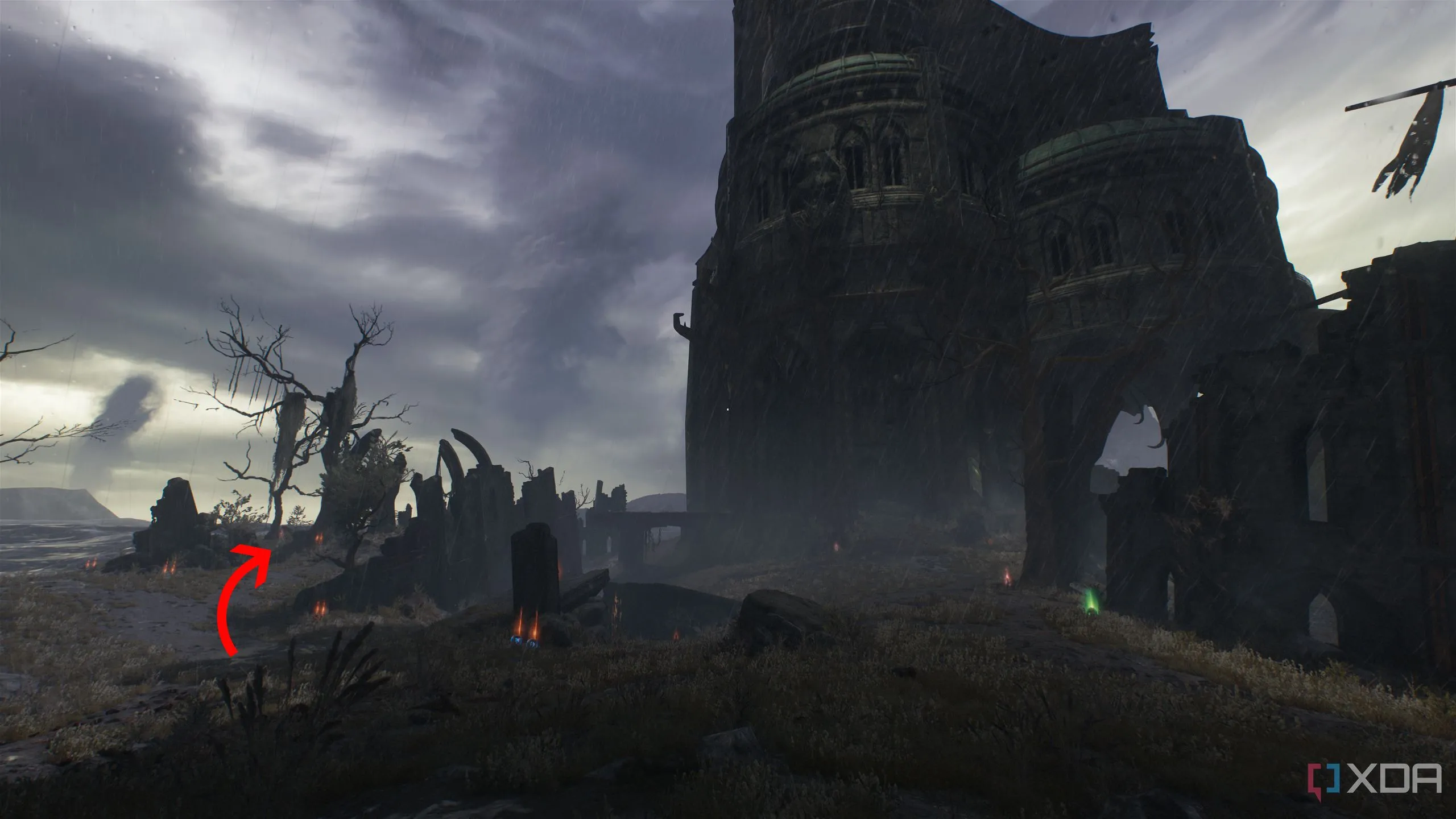 Bản đồ tự động 3D hiển thị vị trí khu vực bí mật đầu tiên trong Chương 14 Doom The Dark Ages.