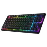 Bàn phím gaming Razer DeathStalker V2 Pro TKL với thiết kế low-profile và đèn RGB rực rỡ