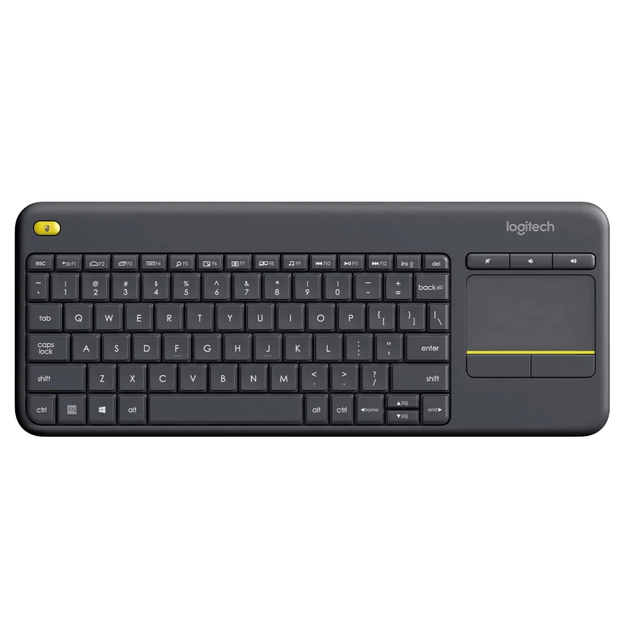Bàn phím không dây Logitech K400 Plus với touchpad