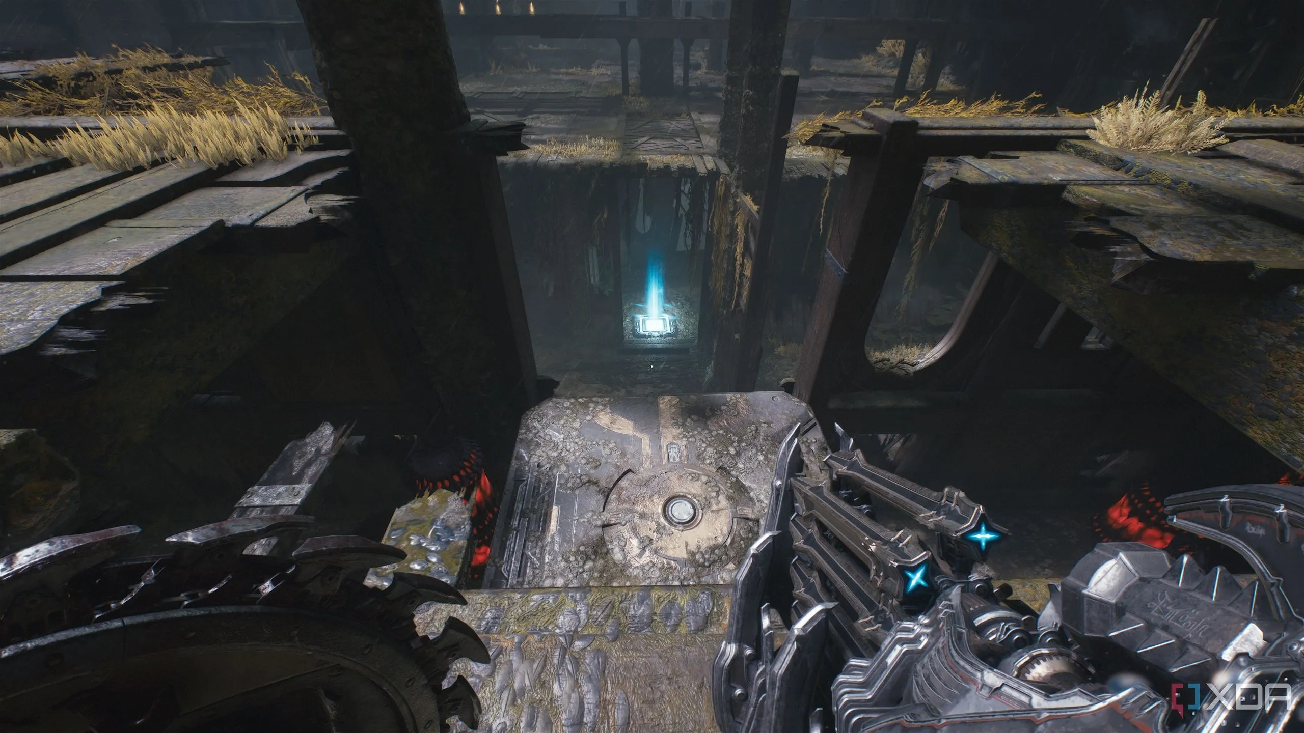 Bệ nhảy đã được mở khóa, một phần của câu đố thu thập Ruby trong Chương 14 Doom The Dark Ages.