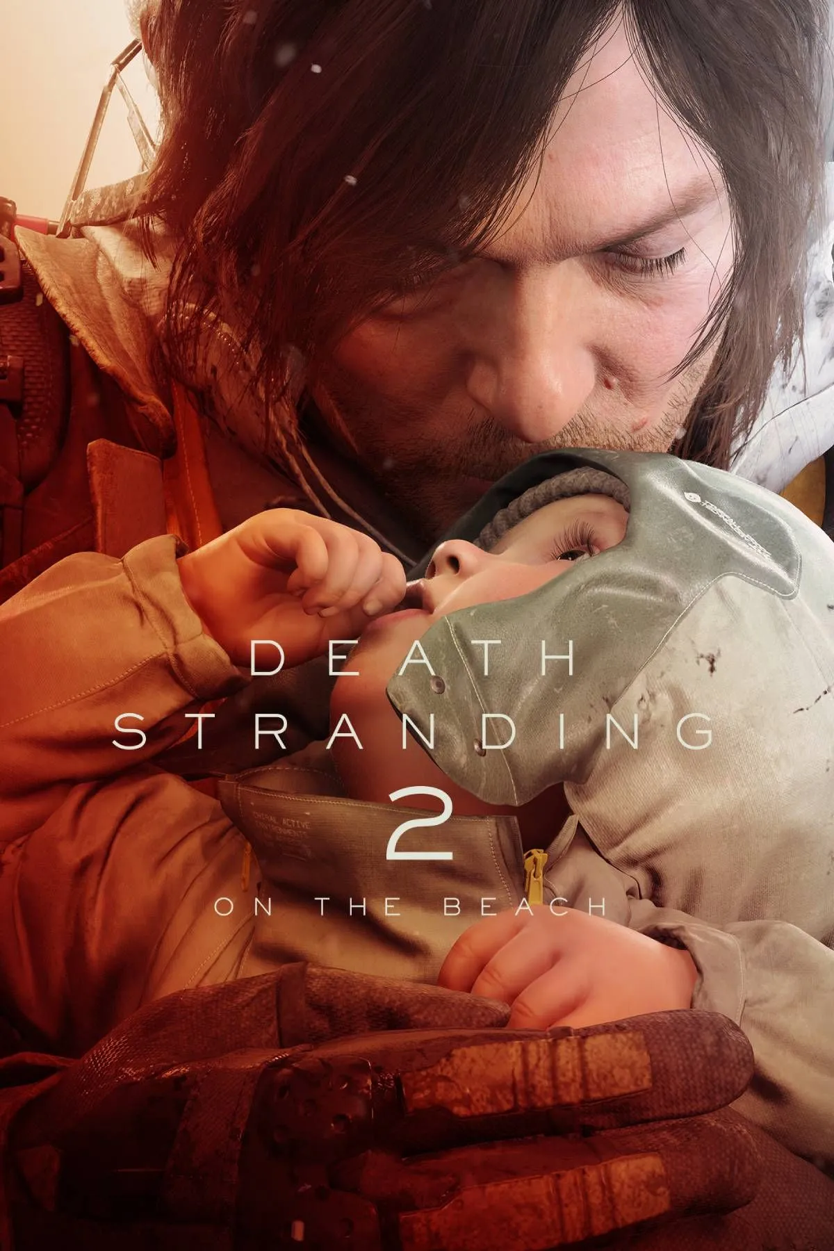 Bìa game Death Stranding 2: On the Beach, phản ánh bước tiến về diễn xuất của dàn diễn viên.