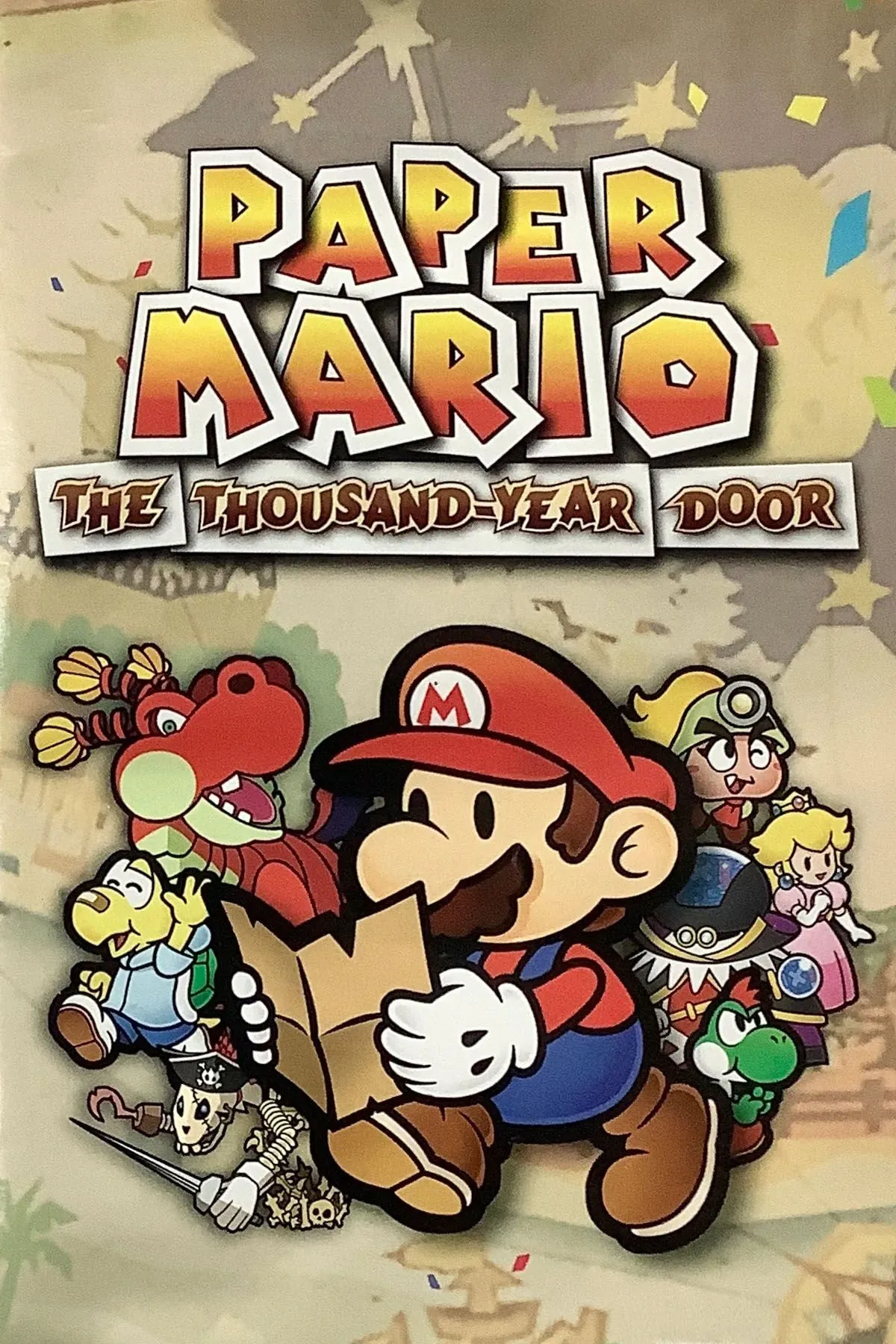 Bìa game Paper Mario The Thousand-Year Door phiên bản GameCube