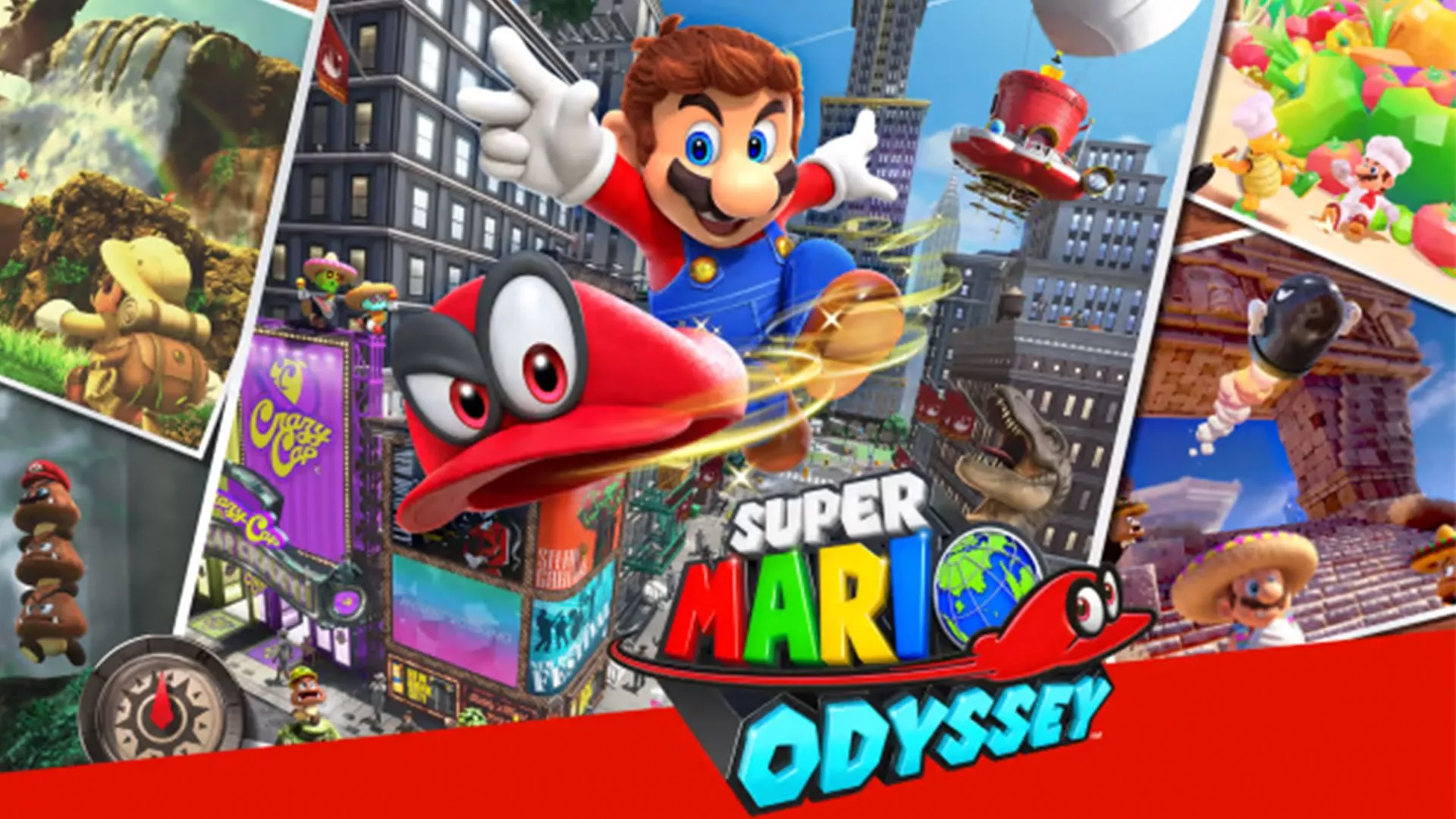 Bìa game Super Mario Odyssey trên Nintendo Switch 1, sẽ được nâng cấp Free Update trên Switch 2.
