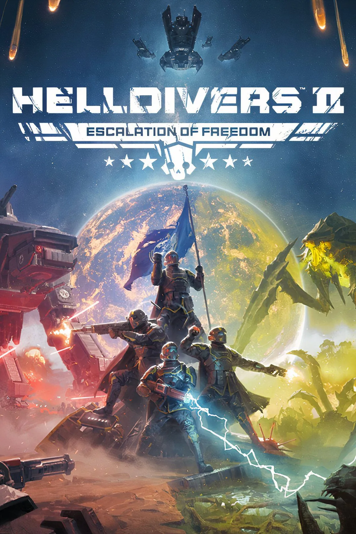 Biểu tượng chiến thắng của cộng đồng Helldivers 2 sau khi Sony gỡ bỏ khóa khu vực