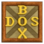 Biểu tượng DOSBox trên nền trong suốt, phần mềm giả lập giúp trải nghiệm game MS-DOS kinh điển