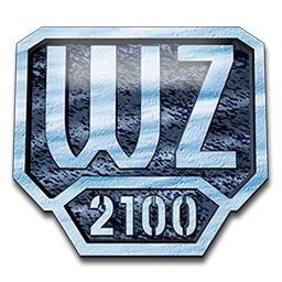 Biểu tượng game chiến thuật thời gian thực Warzone 2100 với bối cảnh hậu tận thế