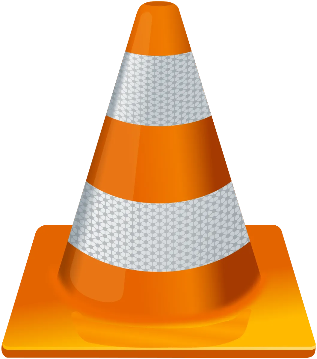 Biểu tượng hình nón giao thông đặc trưng của VLC Media Player