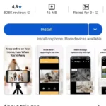 Biểu tượng ứng dụng Alfred Security trên Google Play Store, sẵn sàng để cài đặt.