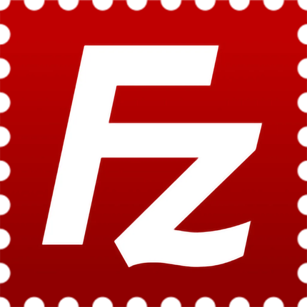 Biểu tượng ứng dụng FileZilla, phần mềm truyền tệp FTP/SFTP