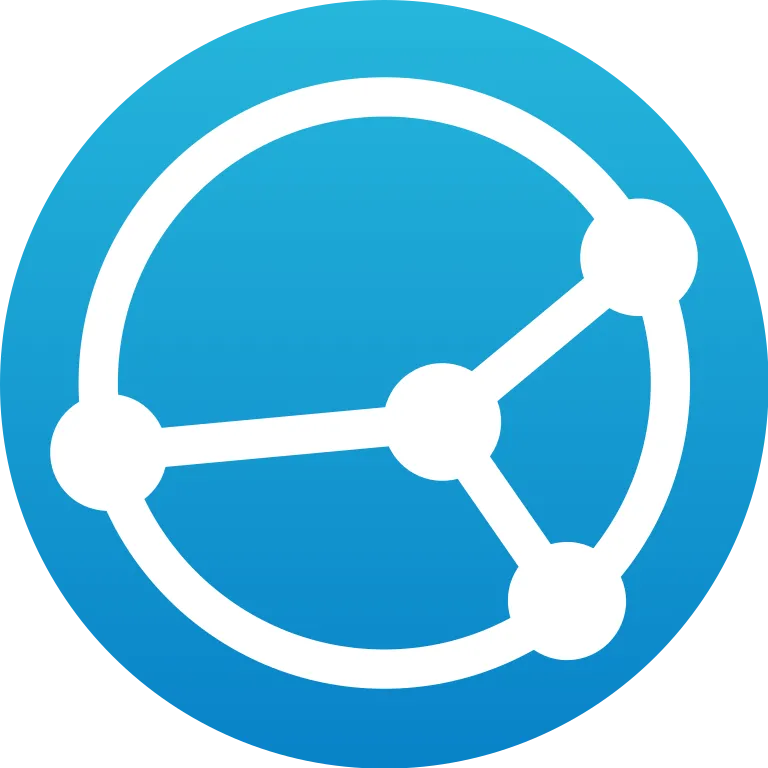Biểu tượng ứng dụng SyncThing, phần mềm đồng bộ hóa file ngang hàng