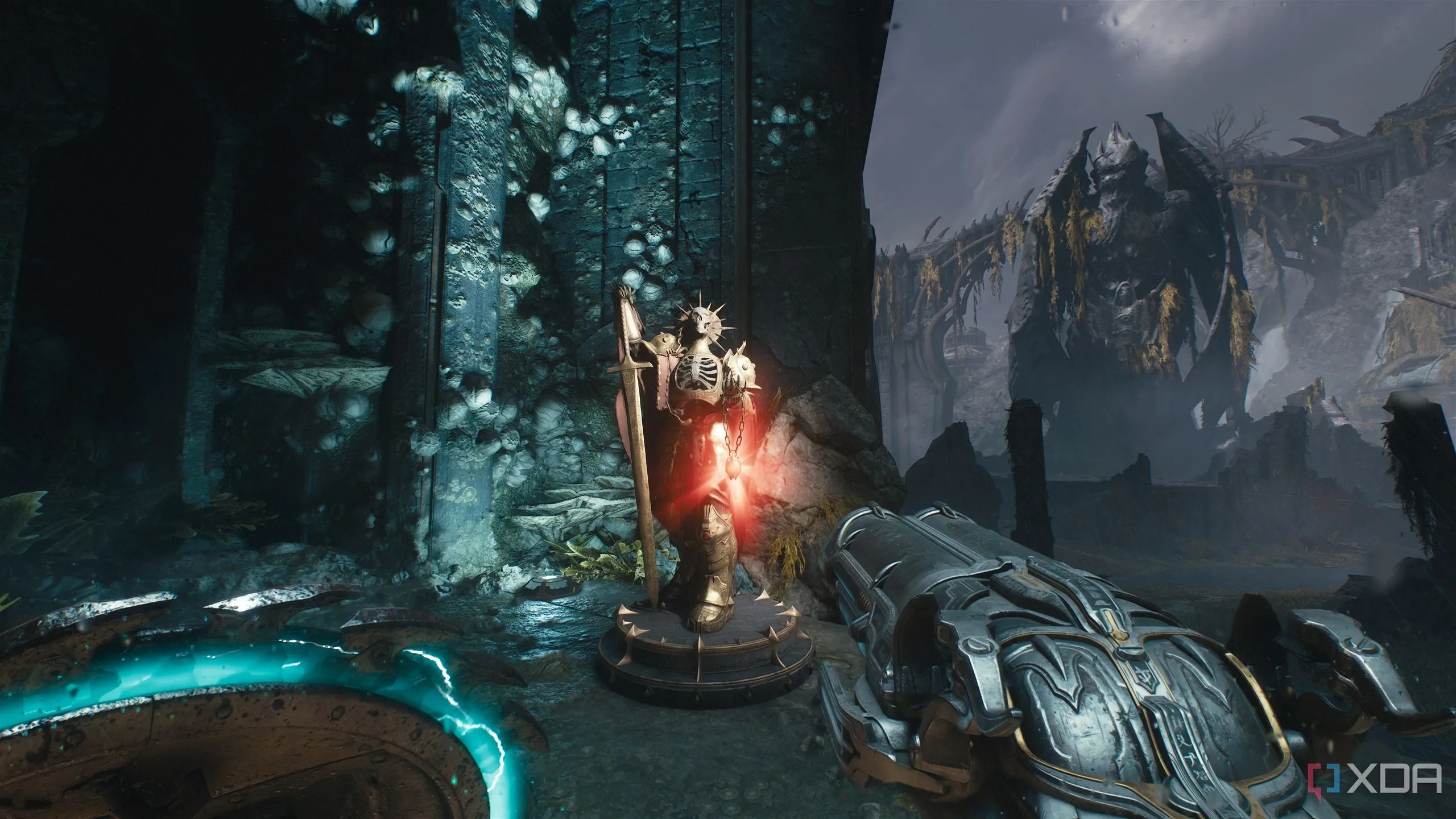 Bức tượng Ruby đỏ đầu tiên bạn có thể thu thập trong Chương 14 Doom The Dark Ages.