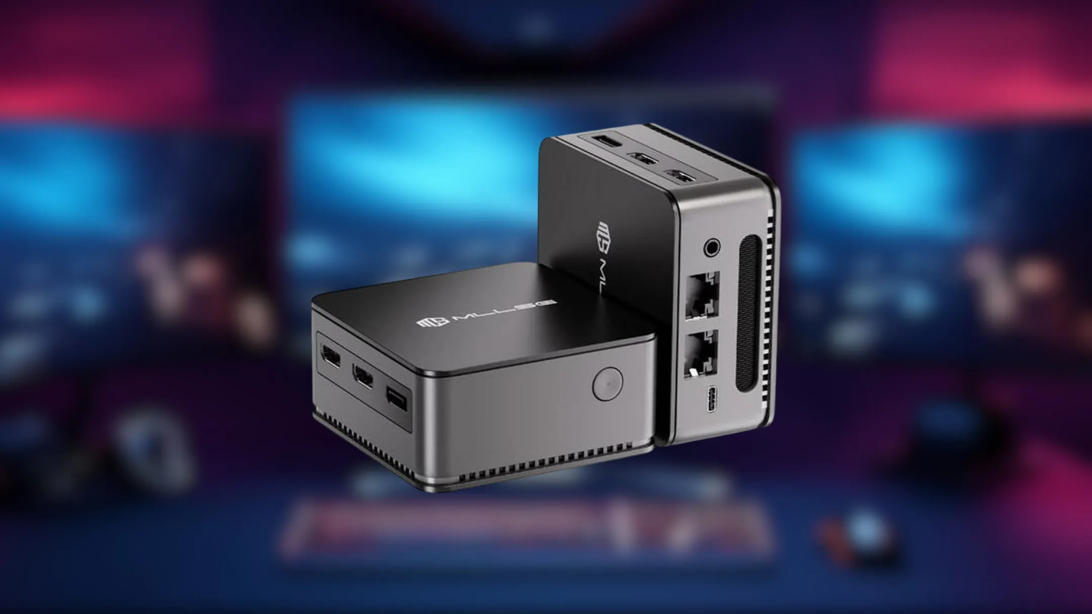 Các cổng kết nối đa dạng trên Mini PC MLLSE G2 bao gồm USB, HDMI và Ethernet