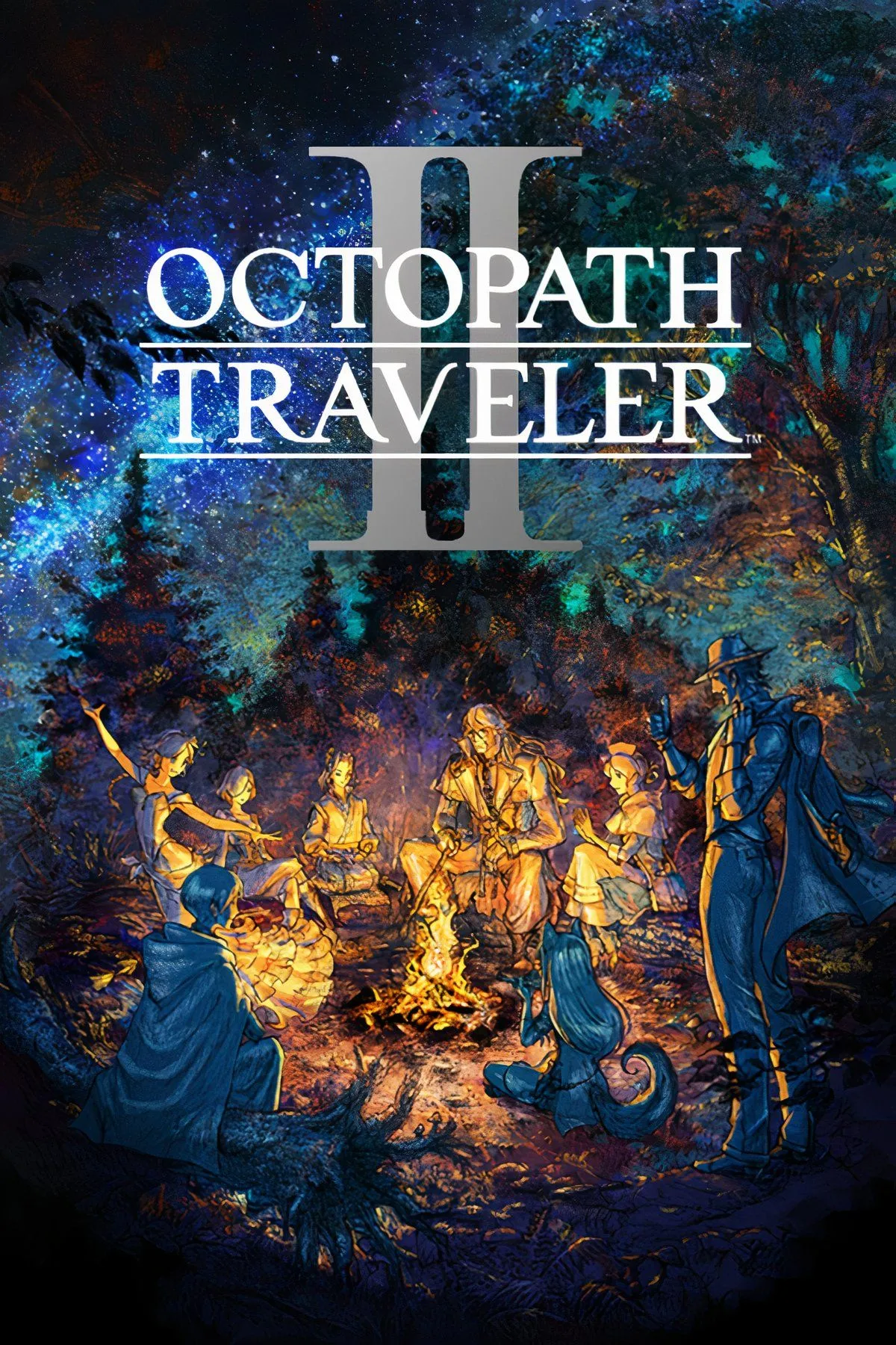 Các nhân vật chính trong game nhập vai Octopath Traveler 2 với đồ họa HD-2D