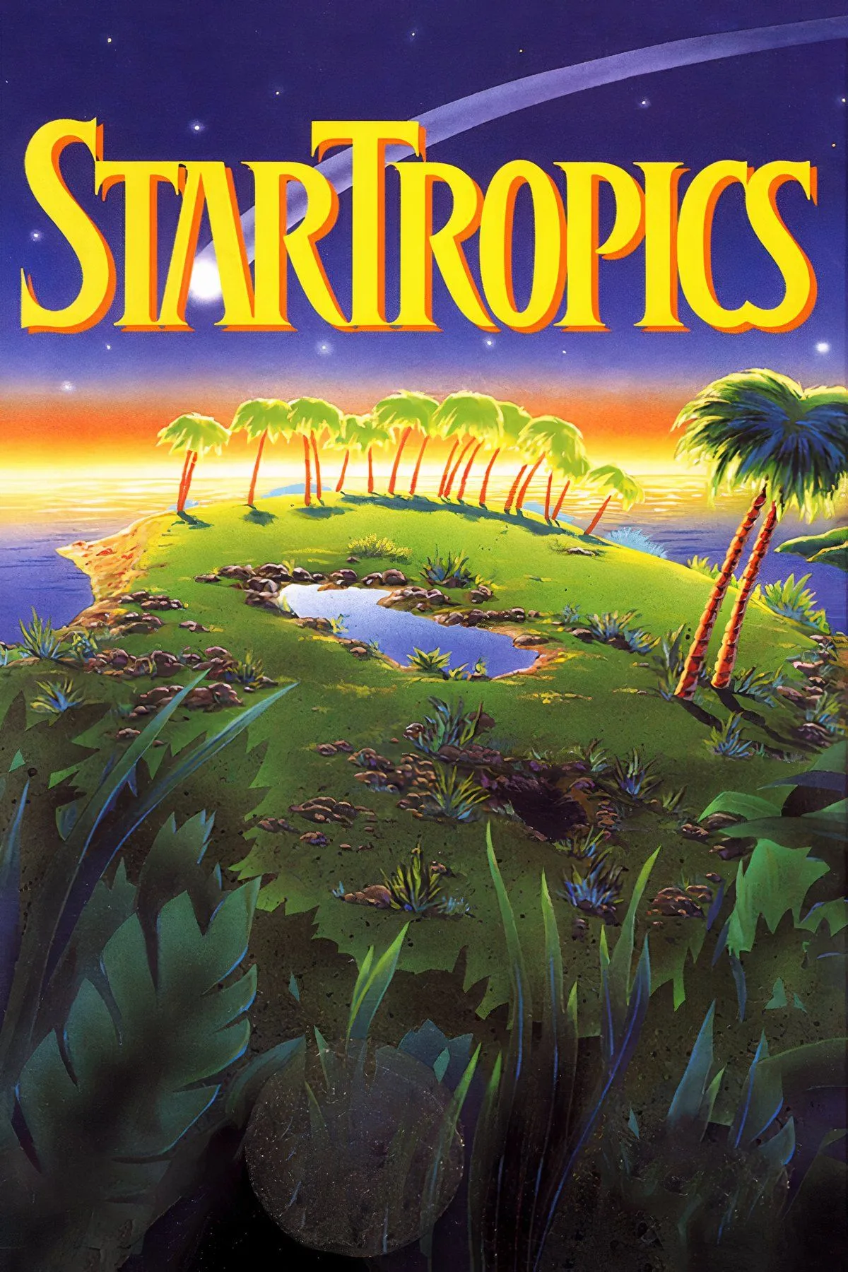 Các phân cảnh gameplay và nhân vật trong game StarTropics