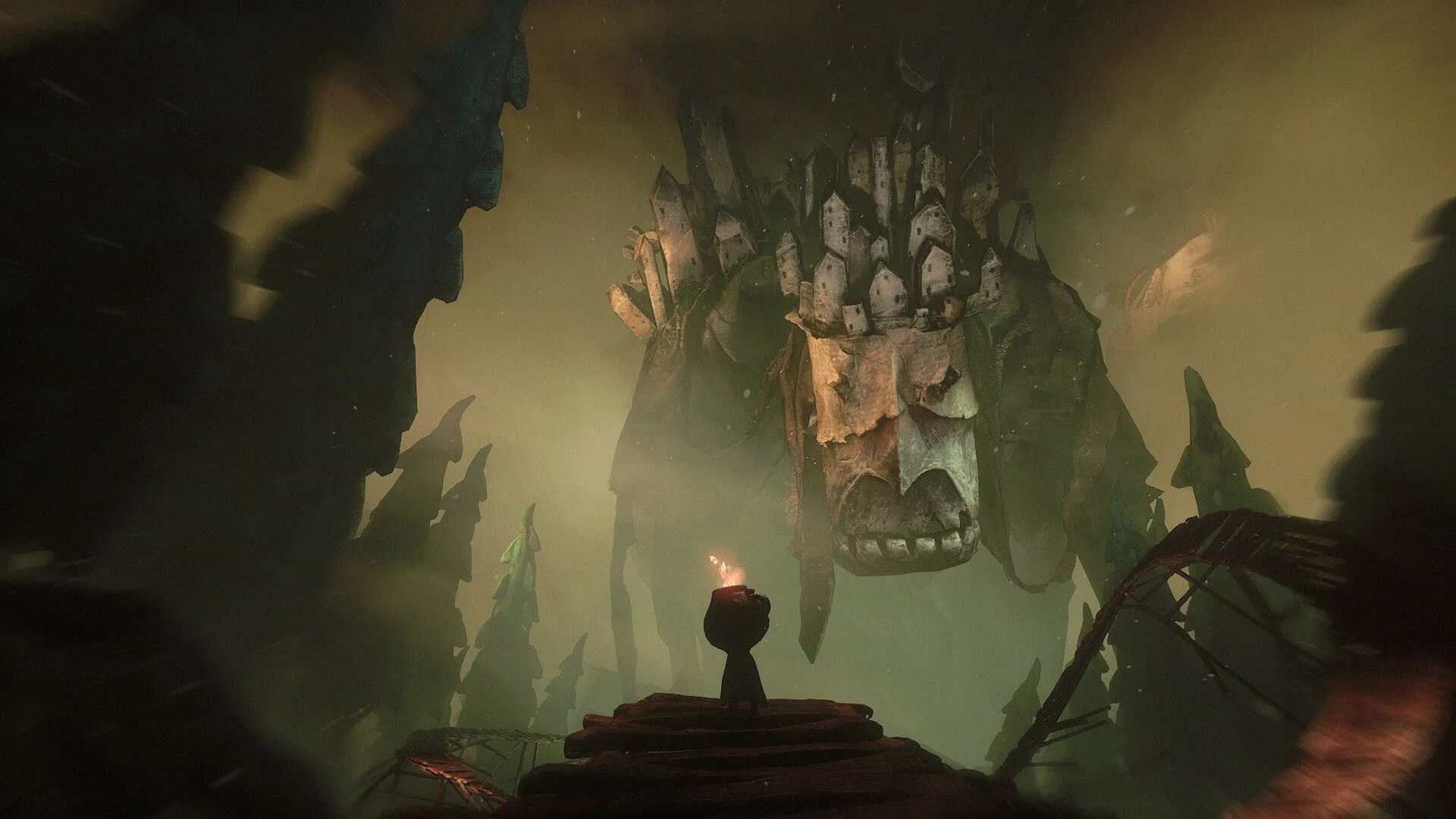 Cận cảnh nhân vật Potboy với ngọn lửa trên đầu