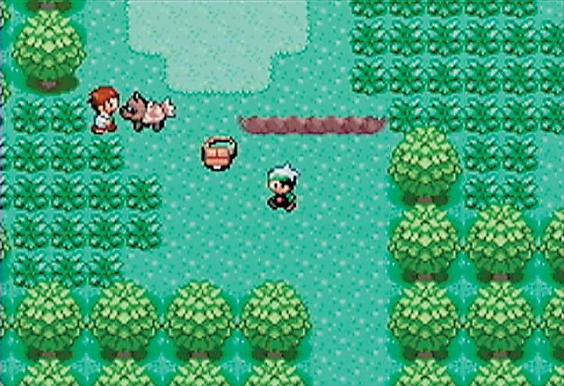 Cảnh khám phá thế giới trong bản ROM hack Pokemon Emerald R.O.W.E.