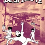 Cảnh trong game Despelote mô tả cậu bé đang đá bóng với hiệu ứng vật lý độc đáo