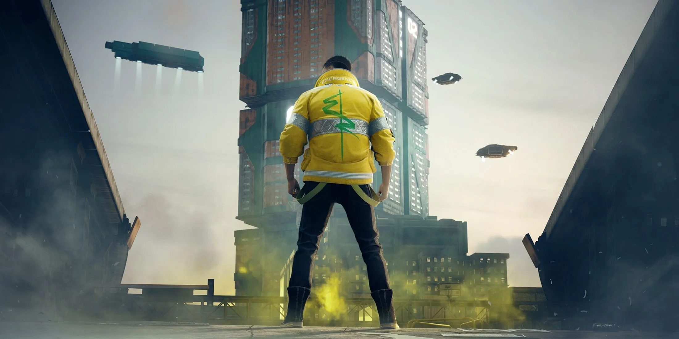 Cảnh tượng hoành tráng trong thế giới mở của Cyberpunk 2077 tại Night City
