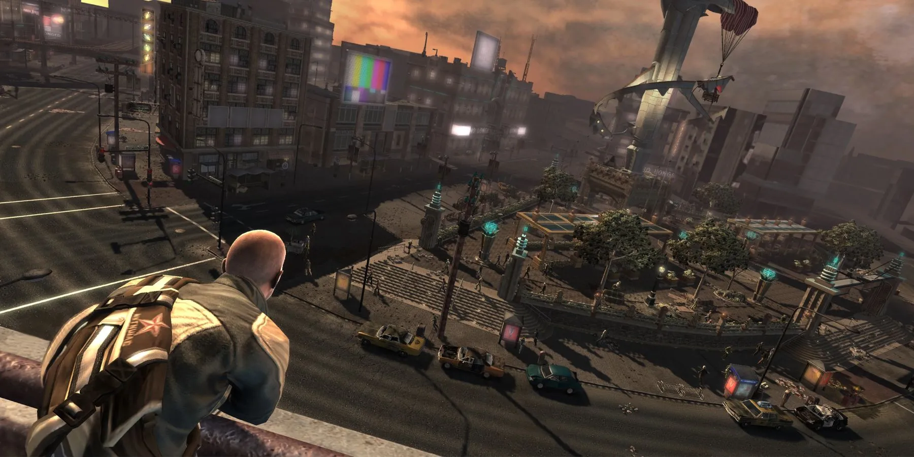 Cole MacGrath tung đòn tấn công bằng điện trong tựa game Infamous trên PlayStation 3
