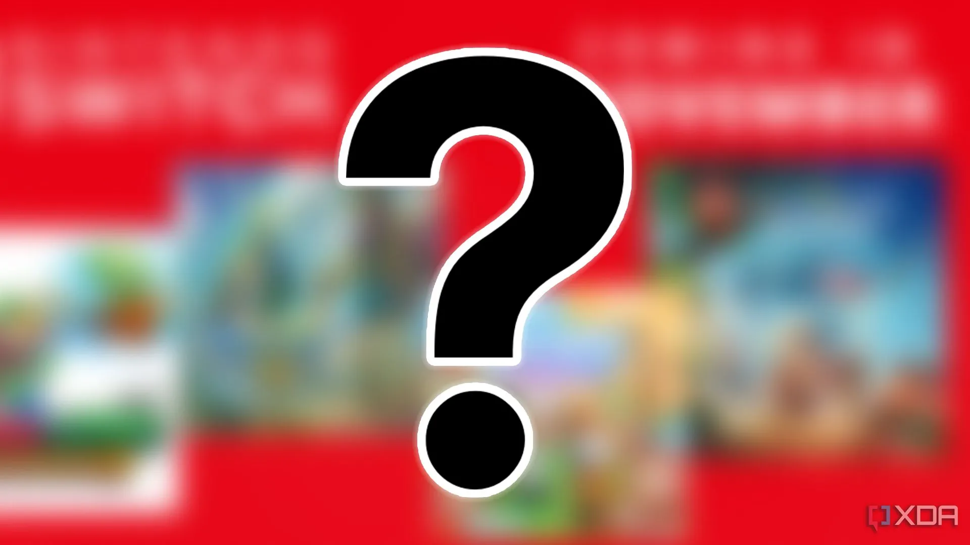 Dấu hỏi trên các game Nintendo Switch 1, thể hiện sự chờ đợi thông tin về các tựa game sẽ nhận Free Updates.