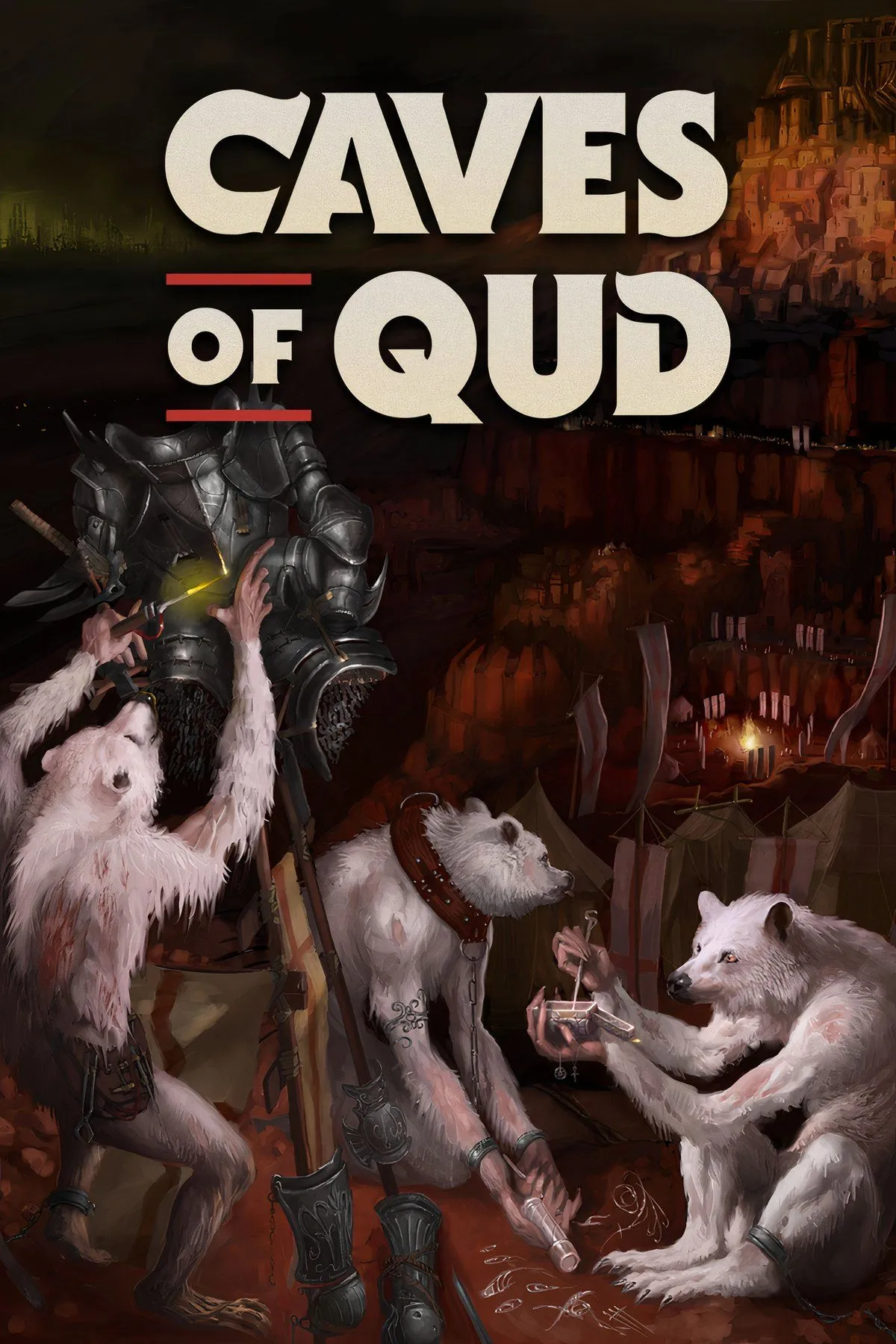 Đồ họa pixel và giao diện game roguelike Caves of Qud độc đáo