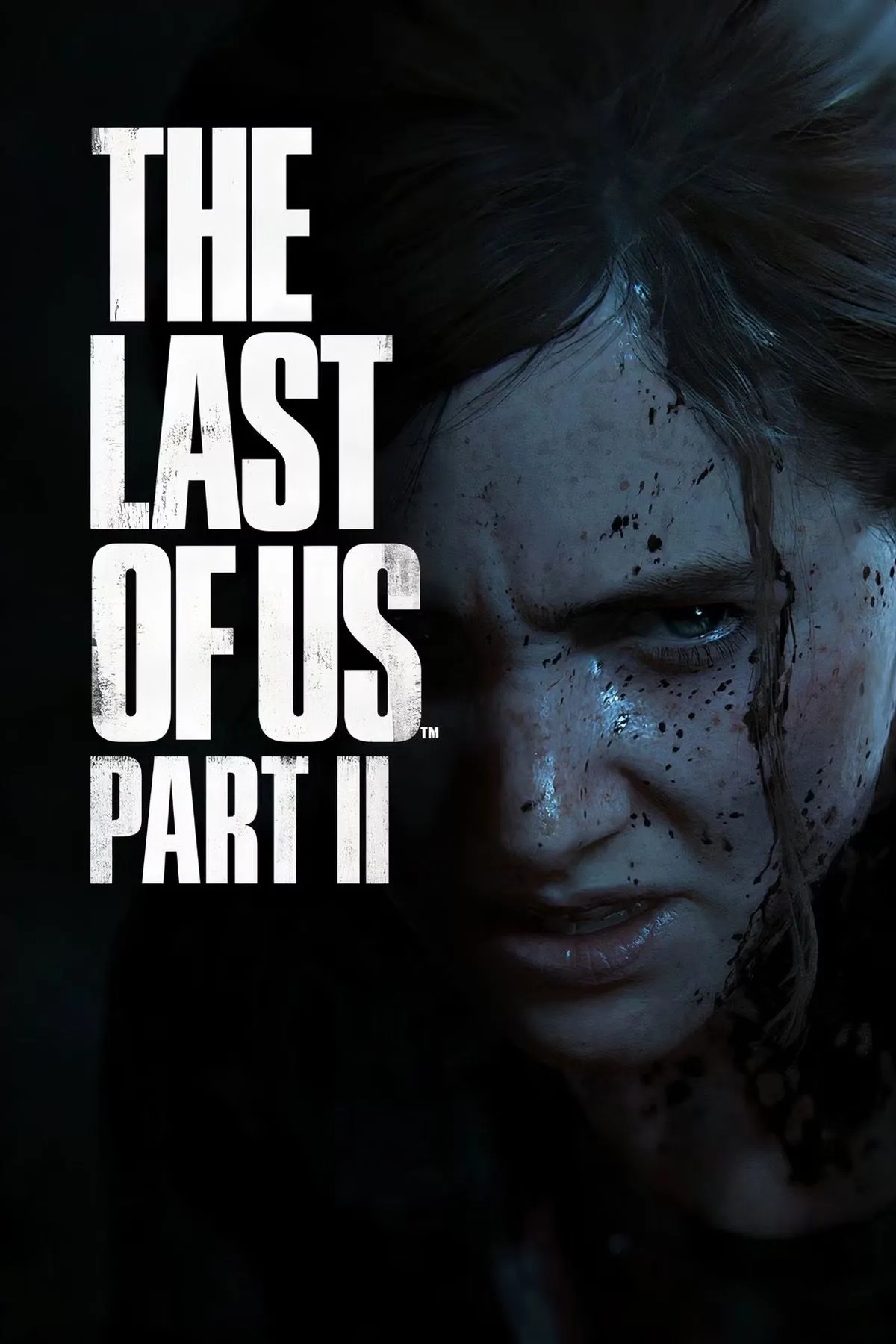 Ellie, nhân vật chính của The Last of Us Part II, với biểu cảm cương nghị và sẵn sàng chiến đấu.
