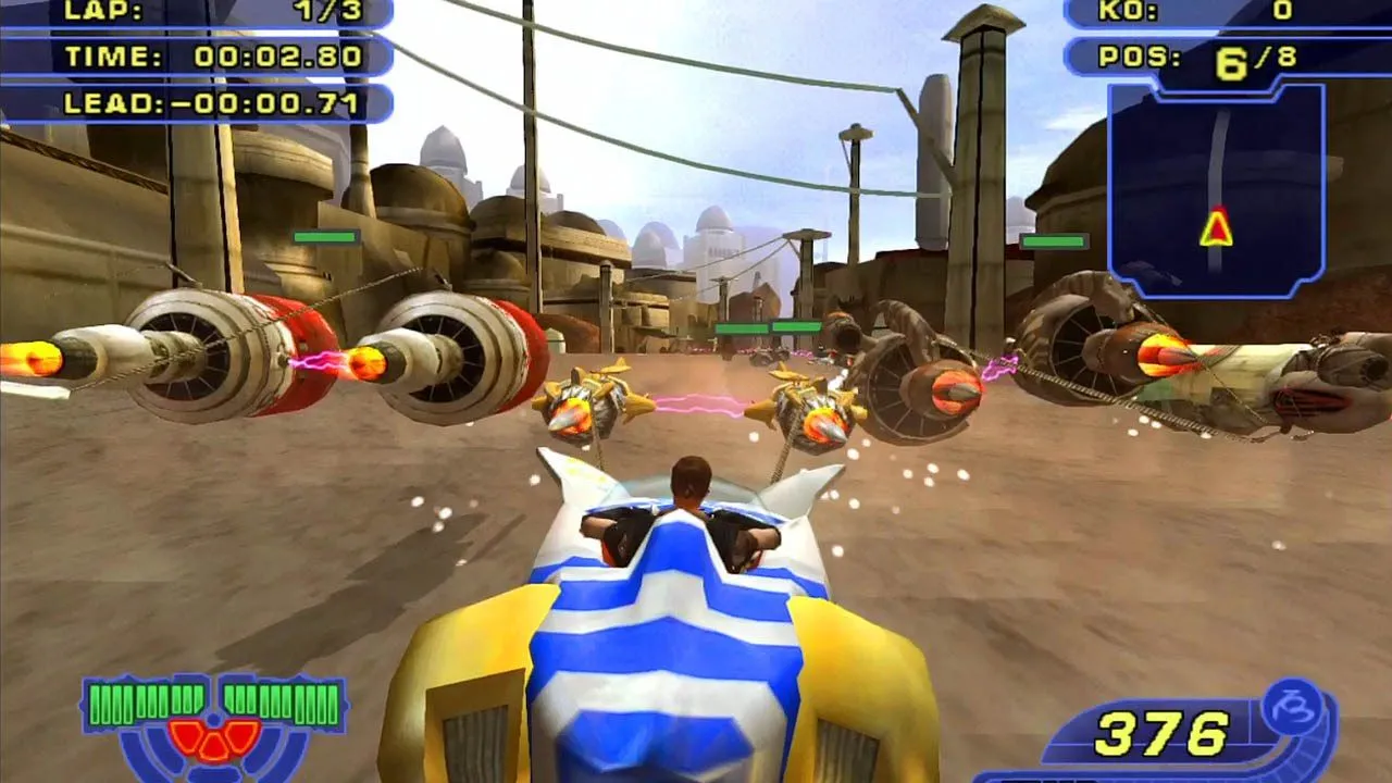 Game đua phi thuyền Star Wars Racer Revenge trên PlayStation 2