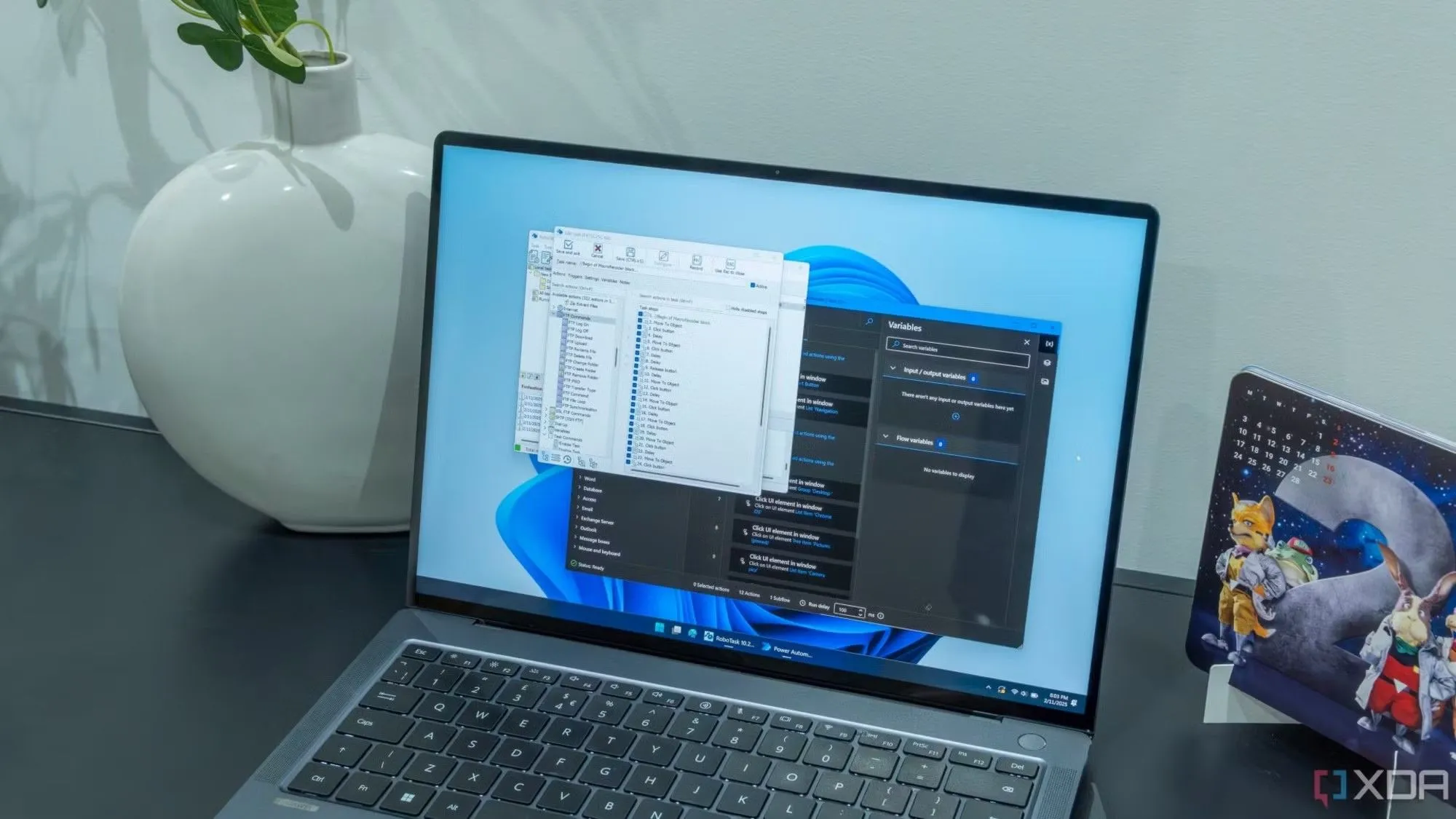Giao diện cài đặt Power Automate và RoboTask trong Windows 11