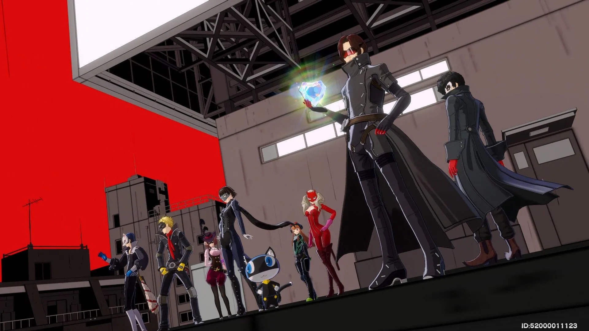 Giao diện chiến đấu năng động trong game Persona 5 The Phantom X, thể hiện hiệu ứng kỹ năng