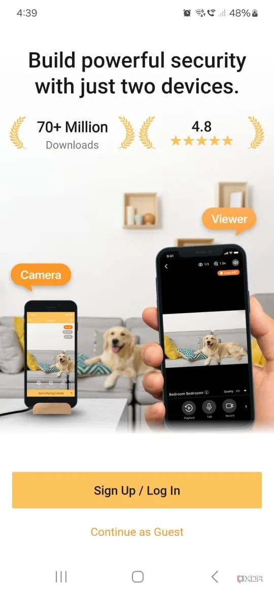 Giao diện đăng nhập Alfred Security yêu cầu tài khoản Google để tiếp tục.