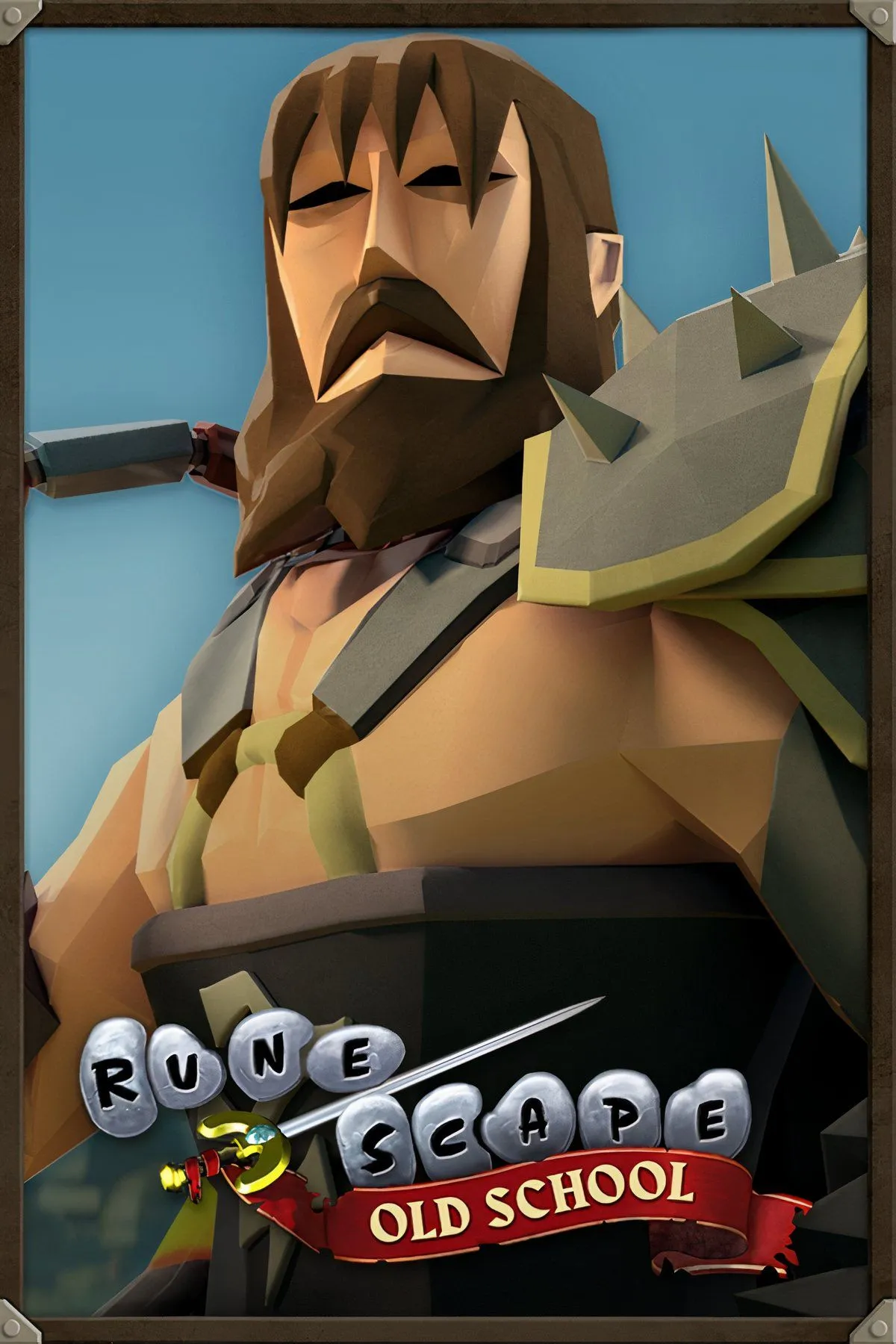 Giao diện game Old School RuneScape với đồ họa pixel cổ điển, nhân vật đang khai thác tài nguyên trong một khu rừng.