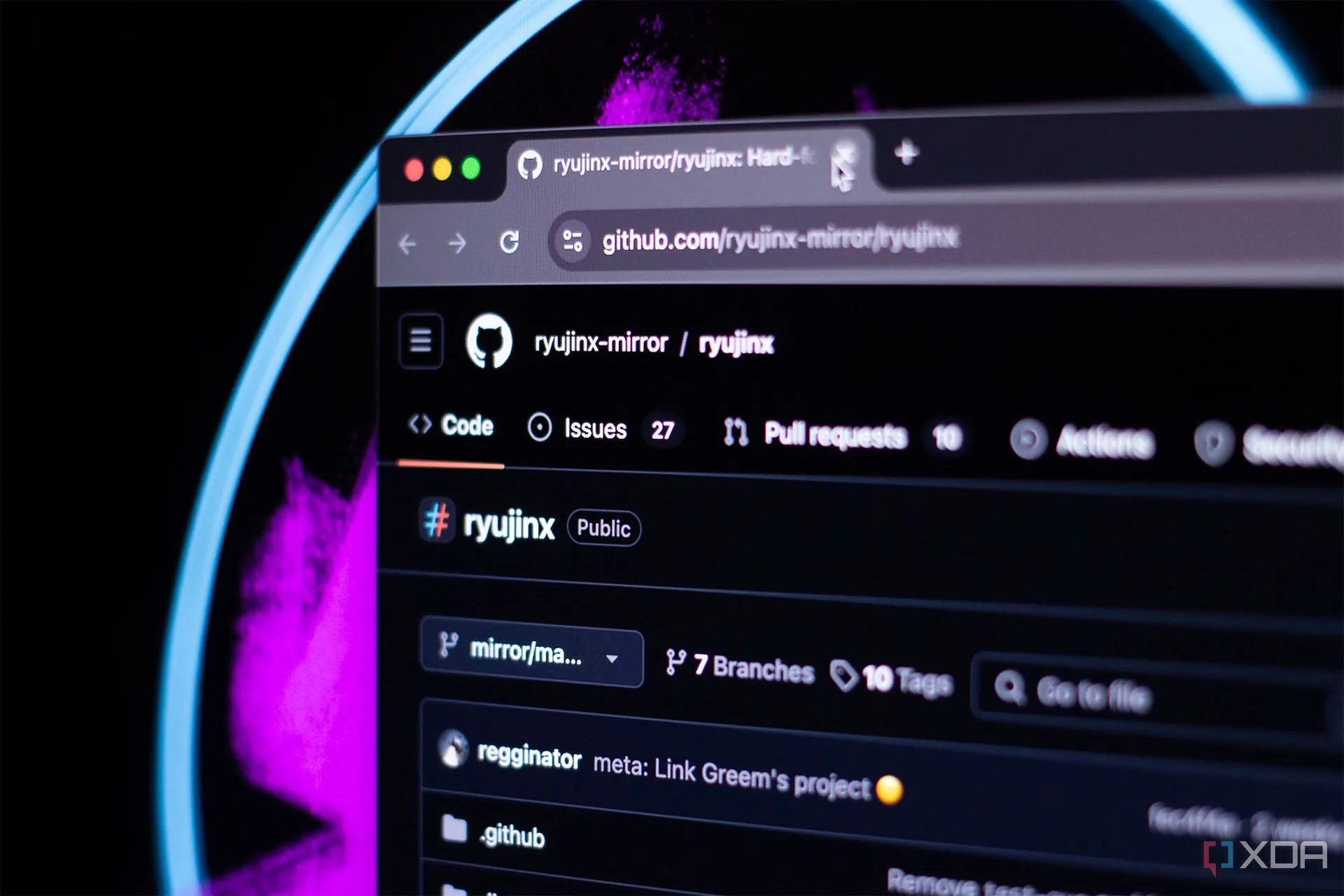 Giao diện GitHub, minh họa việc nền tảng này vẫn chủ yếu sử dụng IPv4, không hỗ trợ đầy đủ IPv6