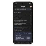 Giao diện hiển thị tính năng Tổng quan âm thanh trên kết quả tìm kiếm Google