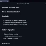 Giao diện Obsidian với plugin Calendar hiển thị lịch và các ghi chú hàng ngày