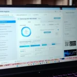 Giao diện phần mềm Samsung Magician giúp cập nhật firmware và quản lý ổ cứng SSD
