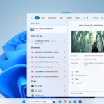 Giao diện tìm kiếm AI theo ngữ cảnh trên thanh tác vụ Windows 11
