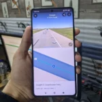 Giao diện ứng dụng Google Maps trên smartphone, minh họa lịch sử vị trí Timeline
