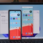Giao diện ứng dụng Link to Windows trên điện thoại Android hiển thị tính năng phản chiếu màn hình máy tính Windows