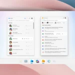 Giao diện ứng dụng People và File Search của Microsoft 365 trên Windows 11 PC giúp tăng năng suất làm việc