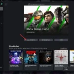 Giao diện ứng dụng Xbox hiển thị tùy chọn tất cả game PC trong Game Pass