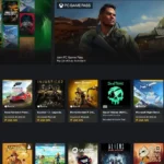 Giao diện ứng dụng Xbox với nhiều tựa game, minh họa giá trị của các gói đăng ký game console như Xbox Game Pass.