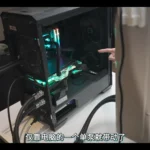 Hệ thống tản nhiệt nước cho RTX 4090 kết nối với điều hòa không khí để làm mát