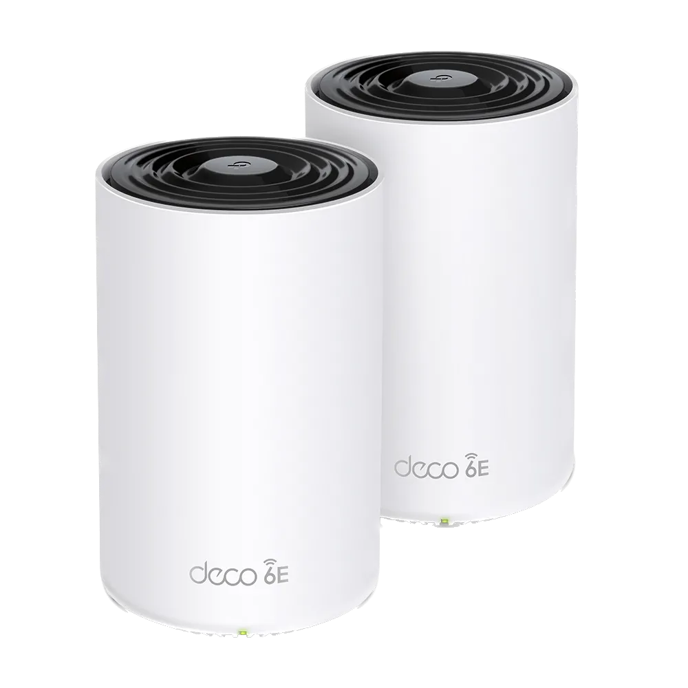 Hệ thống Wi-Fi Mesh TP-Link Deco XE75 AXE5400 với hai thiết bị phủ sóng Wi-Fi 6E toàn diện