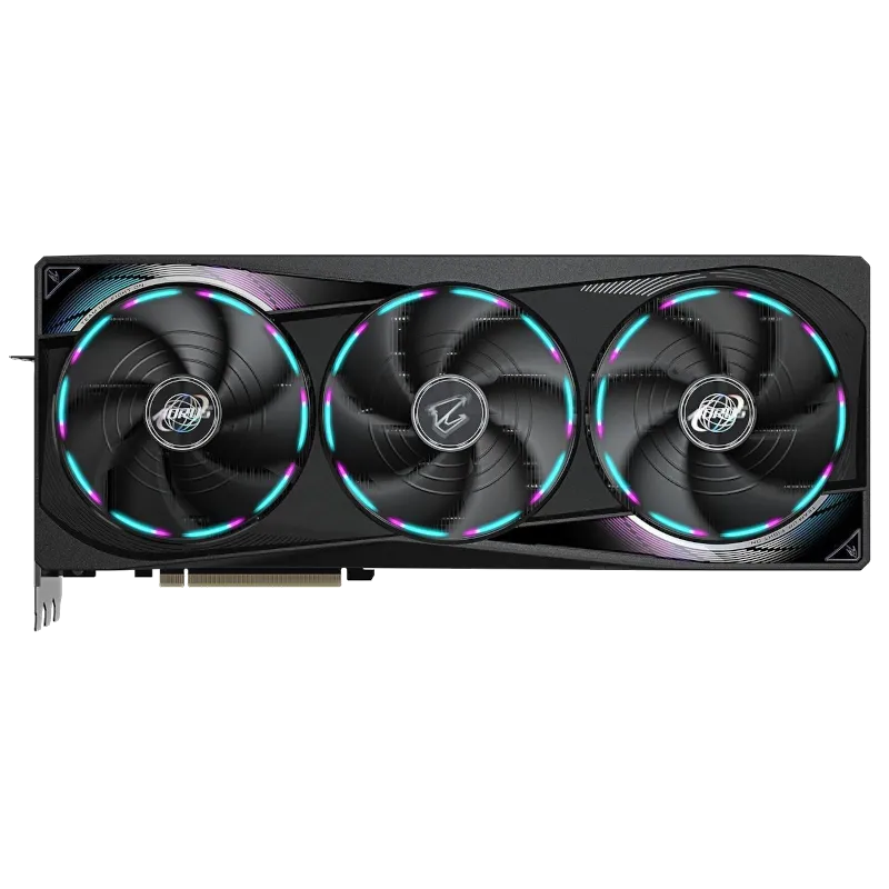 Hình ảnh card đồ họa Gigabyte Aorus GeForce RTX 5070 Ti Master thực tế