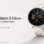 Hình ảnh đồng hồ thông minh OnePlus Watch 3 phiên bản 43mm, được thiết kế tối ưu cho cổ tay nhỏ
