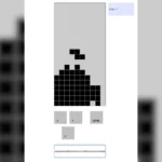 Hình ảnh game Tetris đang chạy trực tiếp trên một tài liệu PDF trong trình duyệt web