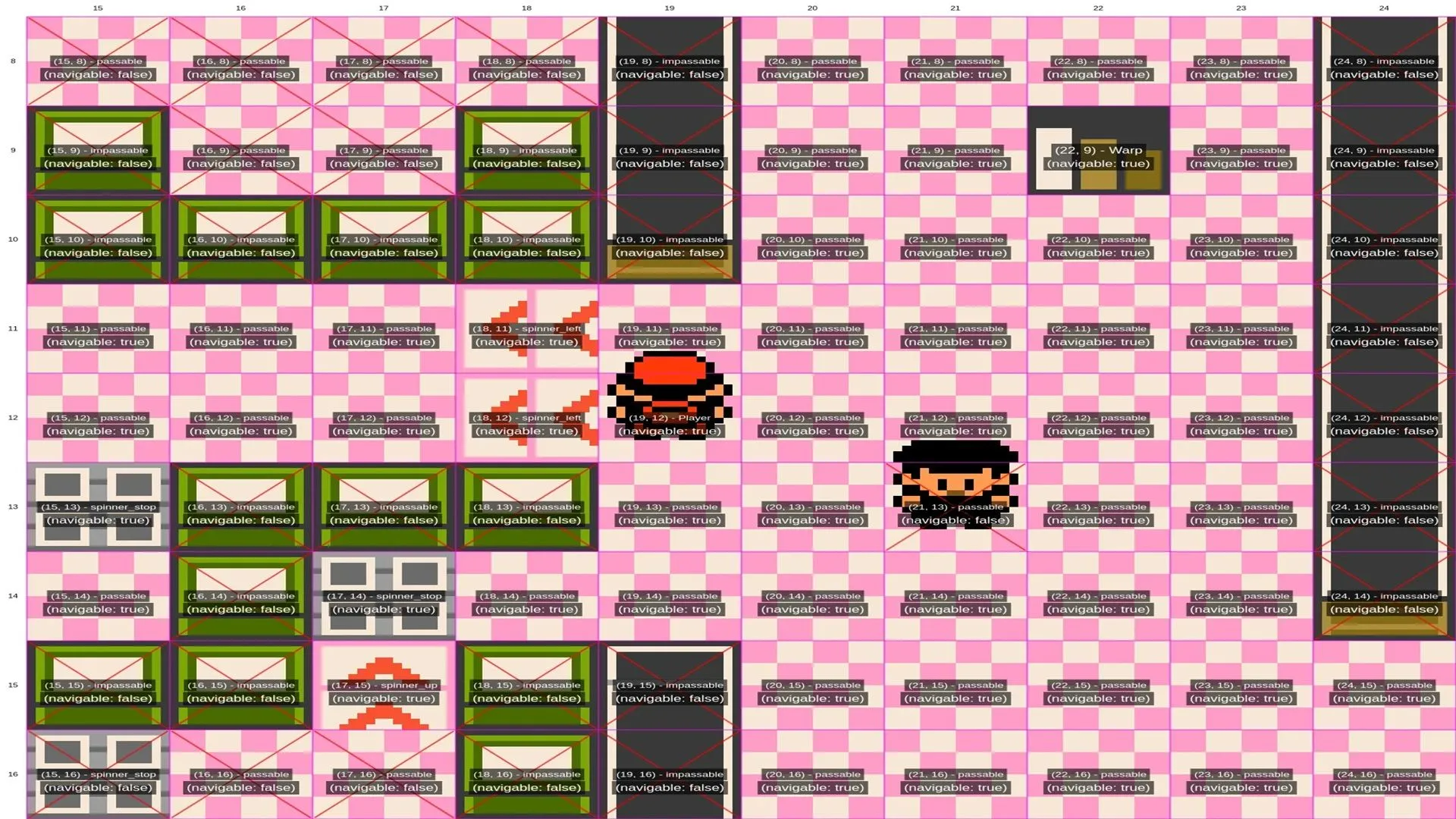 Hình ảnh hiển thị chi tiết quá trình AI Gemini phân tích và đưa ra quyết định trong game Pokémon.